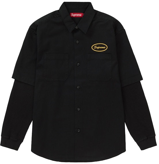 supreme-thermal-sleeve-work-shirt-black