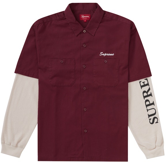 supreme-thermal-work-shirt-dusty-maroon-fw-21