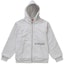 Buy Supreme Thermal Zip Up Sweatshirt Ash Grey