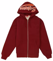 Supreme Thermal Zip Up Sweatshirt Cardinal Supreme Thermal Zip Up Sweatshirt Cardinal