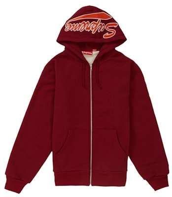 Sweatshirt Zip Up Thermal Supreme Merah Cardinal Buy Sweatshirt Zip Up Thermal Supreme Merah Cardinal