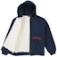 Order Supreme Thermal Zip Up Sweatshirt Navy