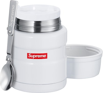 Supreme Thermo King Tarro de Comida y Cuchara Blanco Acero Inoxidable Buy Supreme Thermo King Tarro de Comida y Cuchara Blanco Acero Inoxidable