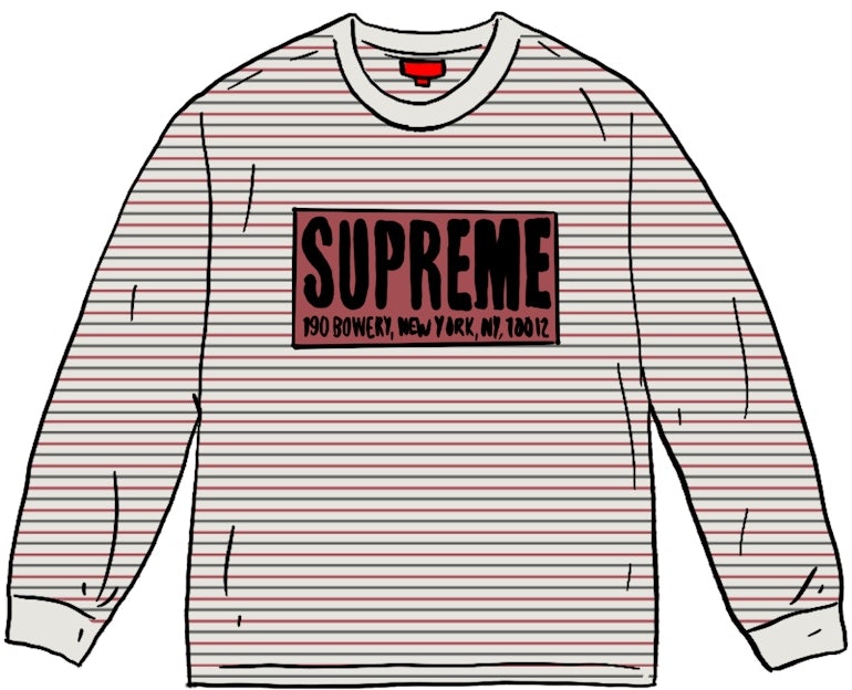 supreme-thin-stripe-l-s-top-white