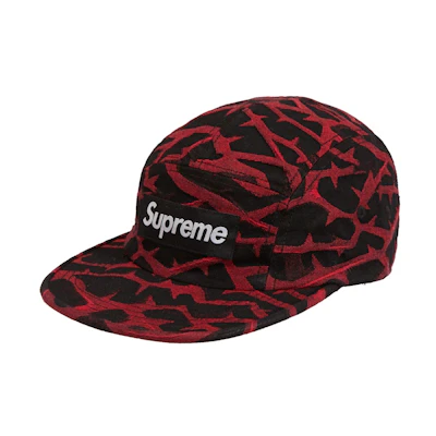 Supreme Thorn Camp Cap Red