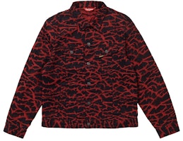 Supreme Thorn Trucker Jacket Red Supreme Thorn Trucker Jacket Red