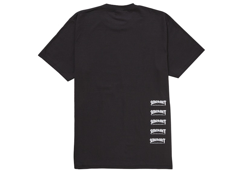 Supreme Thrasher Back Tail Tee Black 圖 2