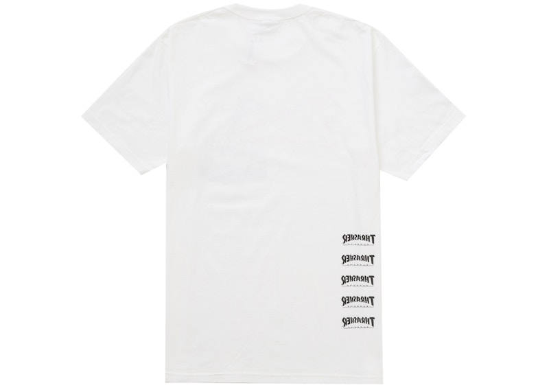 Supreme Thrasher Back Tail Tee White 圖 2