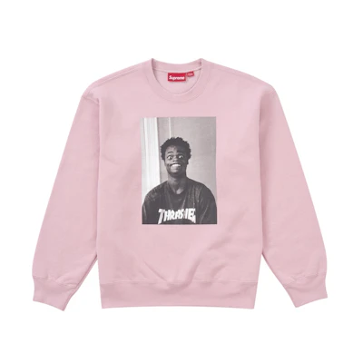Supreme Thrasher Crewneck Dusty Rose