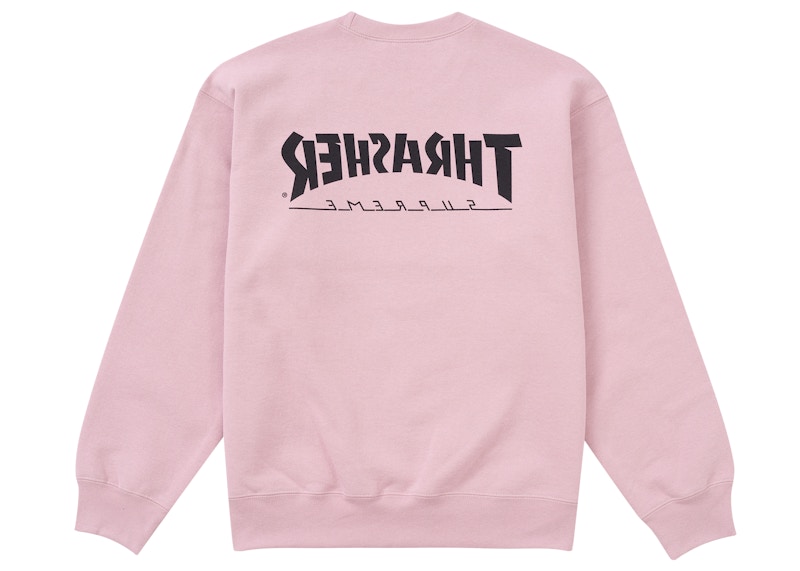 Order Supreme Thrasher 圓領衫 粉塵玫瑰色