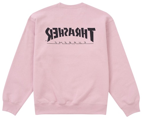 Supreme Thrasher 圓領衫 粉塵玫瑰色 Order Supreme Thrasher 圓領衫 粉塵玫瑰色