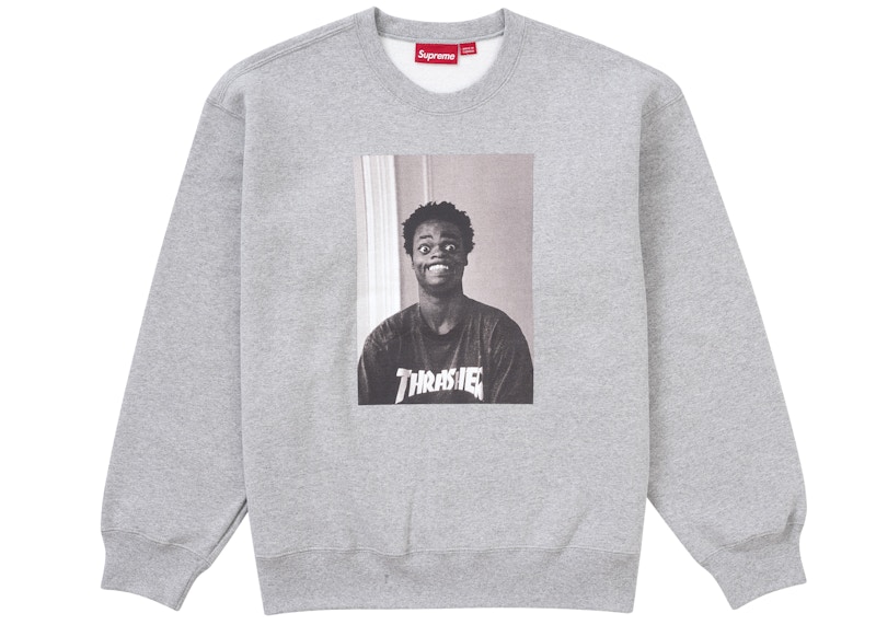 Supreme Thrasher Crewneck Heather Grey