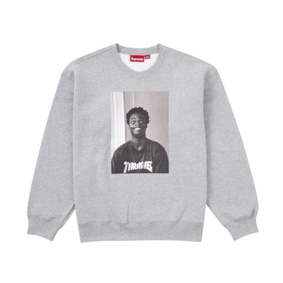 Supreme Thrasher Crewneck Heather Grey