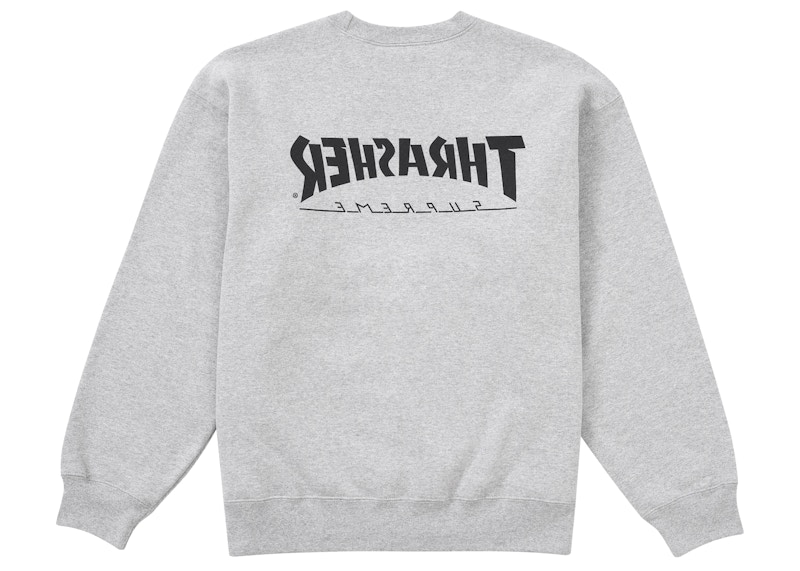 Order Supreme Thrasher Sudadera Heather Grey