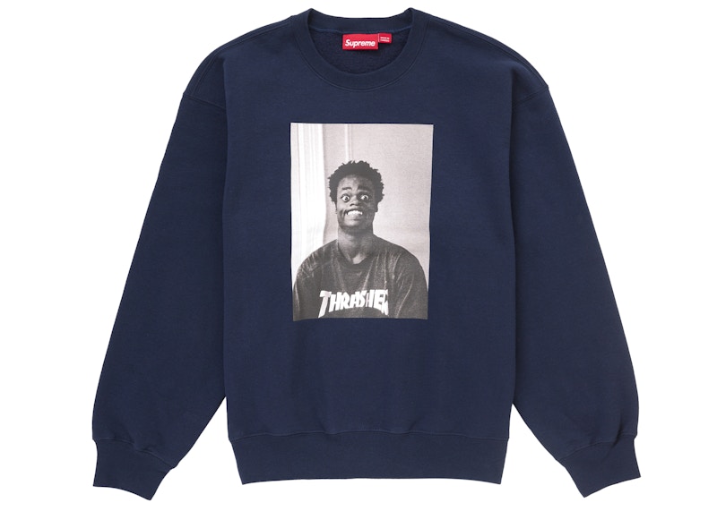 Supreme Thrasher Crewneck Navy