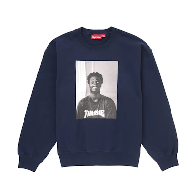 Supreme Thrasher Crewneck Navy
