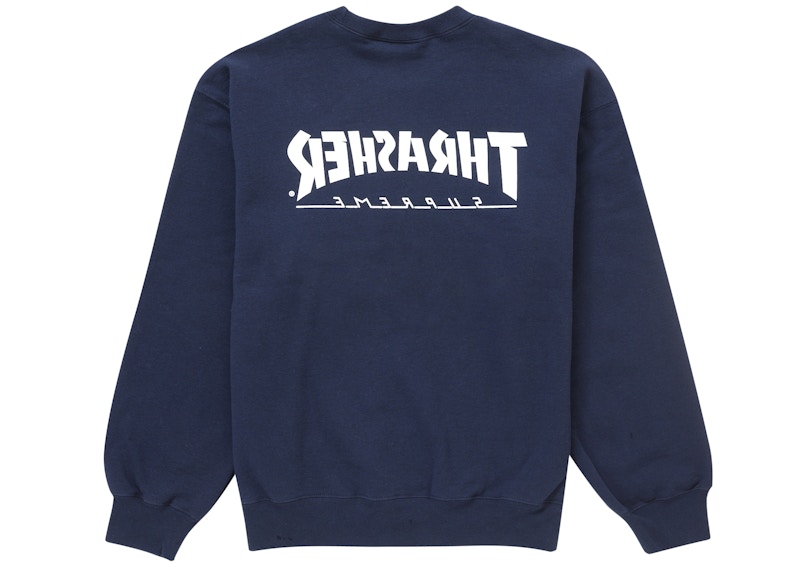 Order シュプリーム スラッシャー クルーネック ネイビー