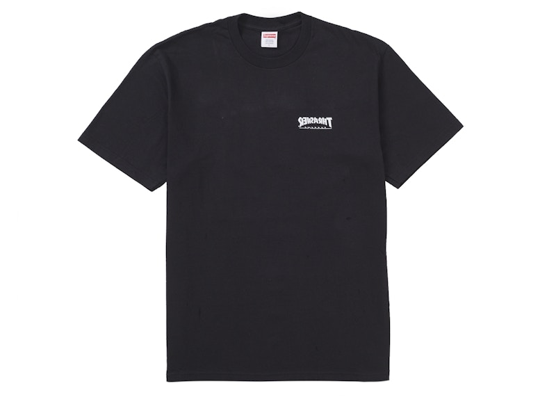 Order Supreme Thrasher 联名十字短袖 黑色