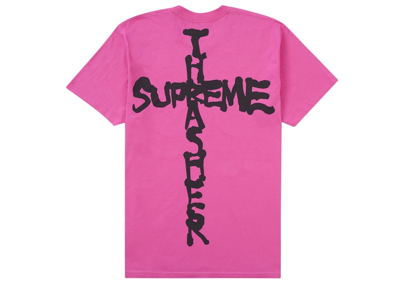 Supreme Thrasher Cross Tee Pink