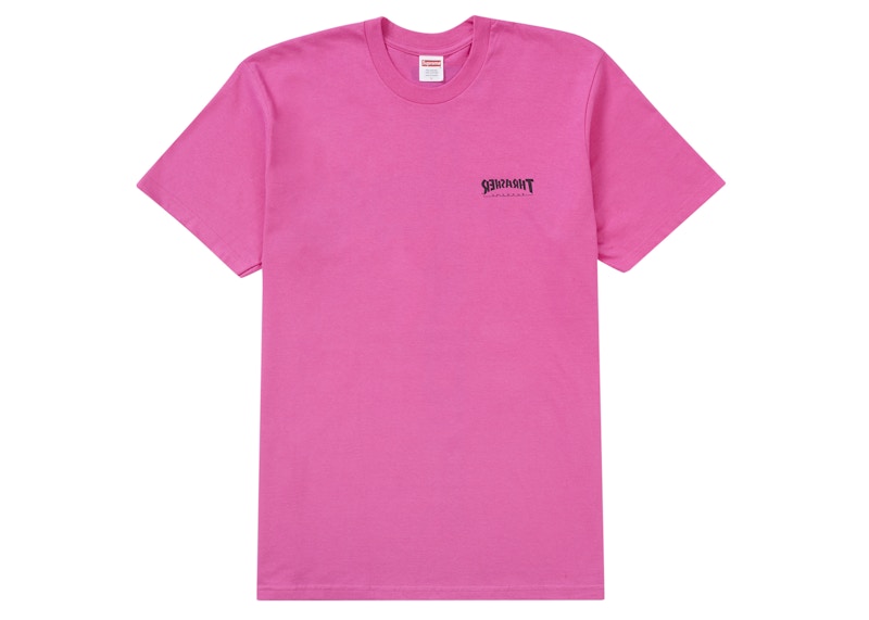 Supreme Thrasher Cross Tee Pink 圖 2