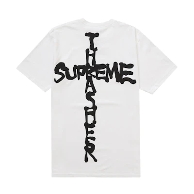 Supreme Thrasher Cross Tee White
