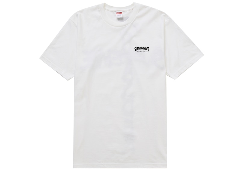Supreme Thrasher Cross Tee White 圖 2
