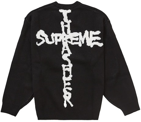 至尊联名Thrasher毛衣 (FW24) 黑色 Buy 至尊联名Thrasher毛衣 (FW24) 黑色