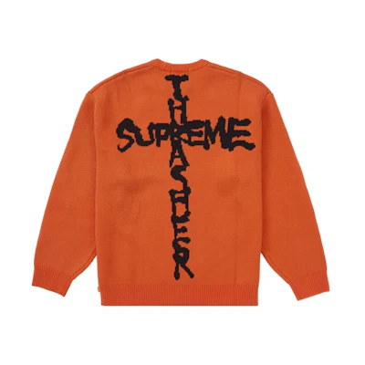 Supreme Thrasher Sweater (FW24) Orange