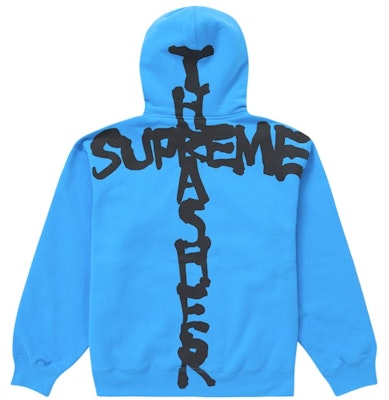 Sudadera con Capucha Supreme Thrasher Cierre Azul Brillante Buy Sudadera con Capucha Supreme Thrasher Cierre Azul Brillante