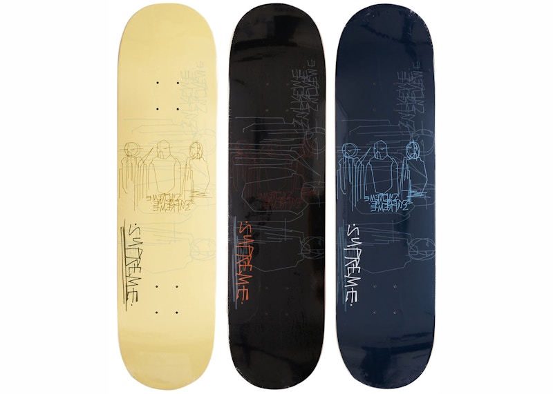 Supreme Three Kings Skateboard Deck Set Multicolor