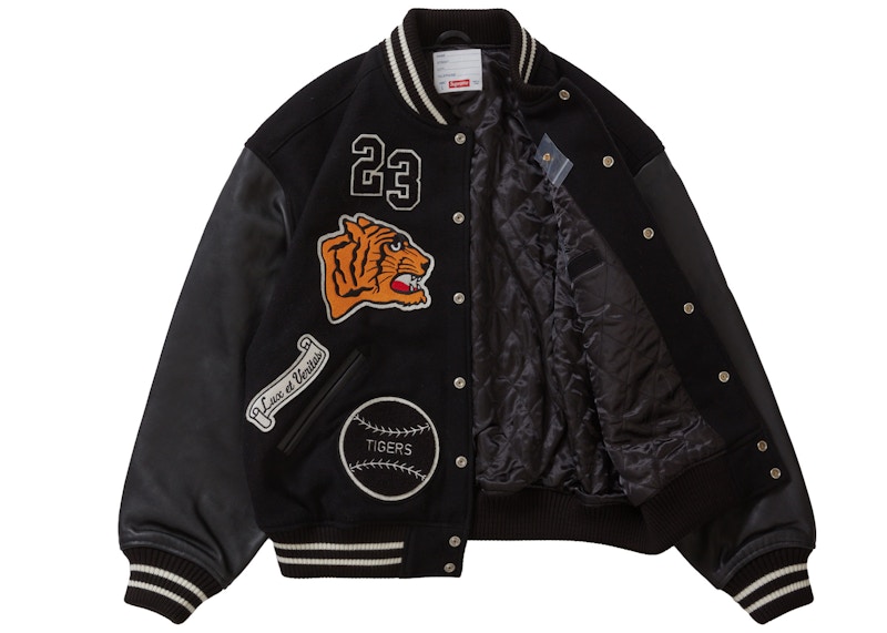 Order Supreme Jaket Varsity Harimau Hitam