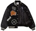 Order Supreme Tiger Varsity Jacket Black