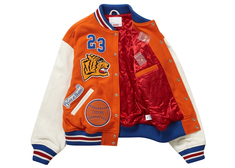 Order Chaqueta Varsity Supreme Tigre Naranja