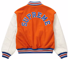 Lookbook Jaket Varsity Harimau Supreme Oranye