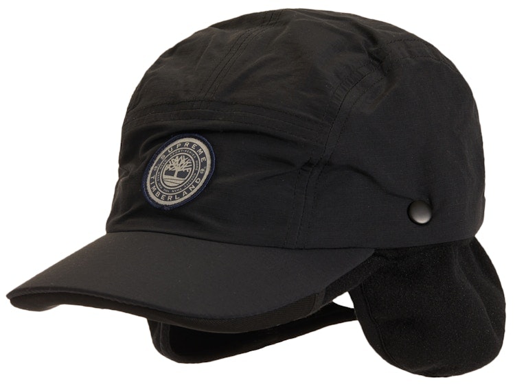supreme-timberland-2-in-1-earflap-camp-cap-black