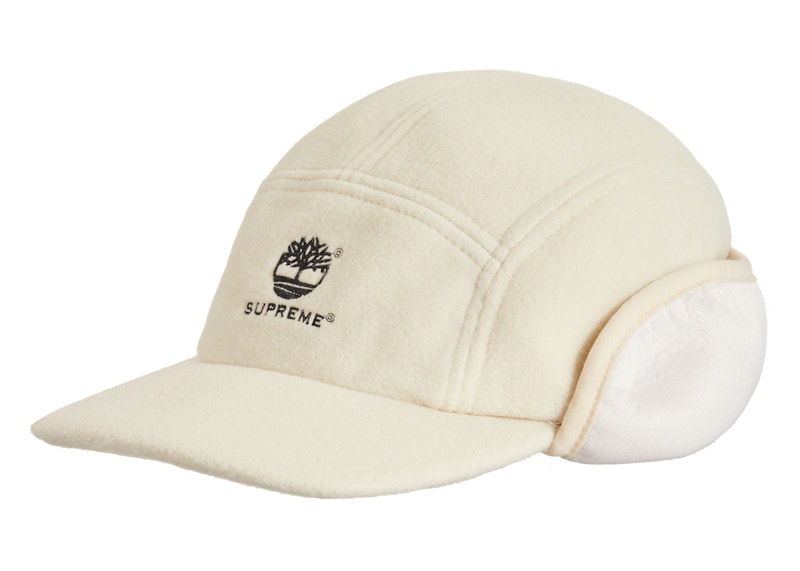 Lookbook 슈프림 x 팀버랜드 2-in-1 귀덮개 캠프캡 블루 
