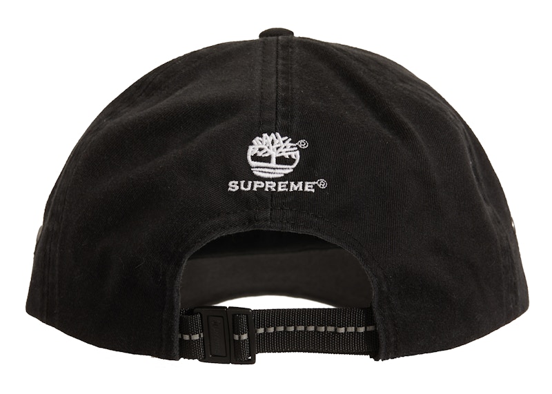 Order Supreme Timberland 六片帽 (FW21) 黑色