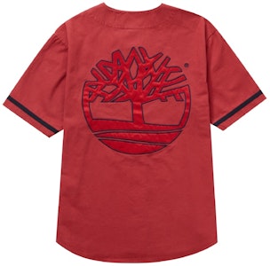 Supreme Timberland Kaos Baseball Merah Order Supreme Timberland Kaos Baseball Merah