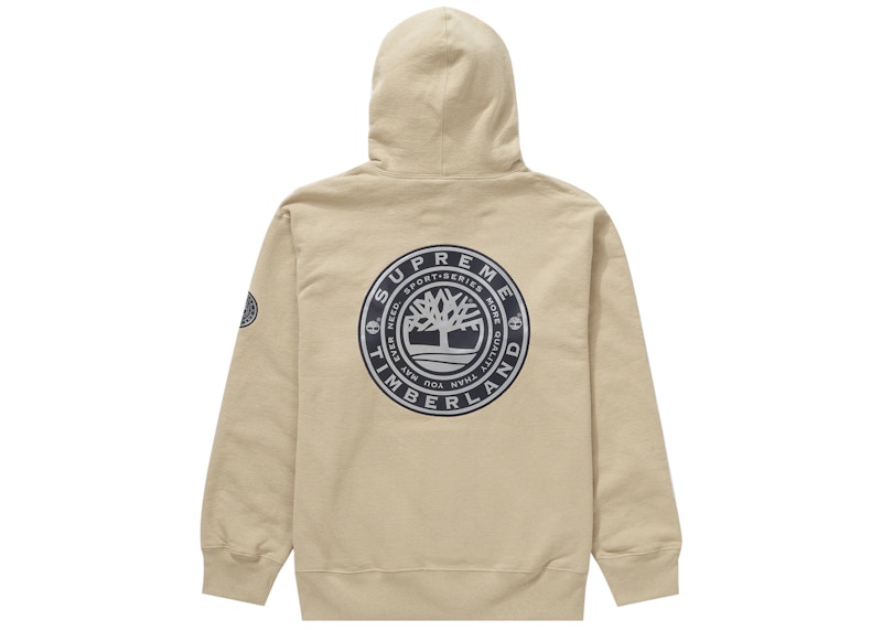 Buy Hoodie Supreme Timberland Taupe