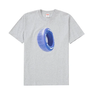 Supreme Tire Tee Heather Grey