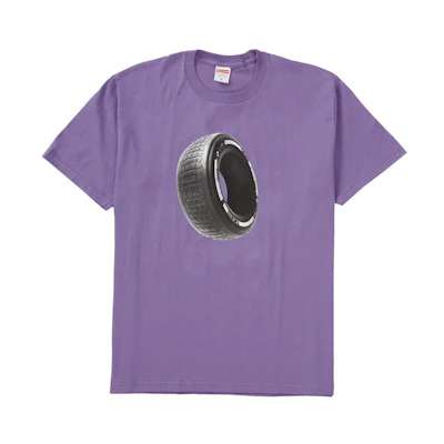 Supreme Tire Tee Purple