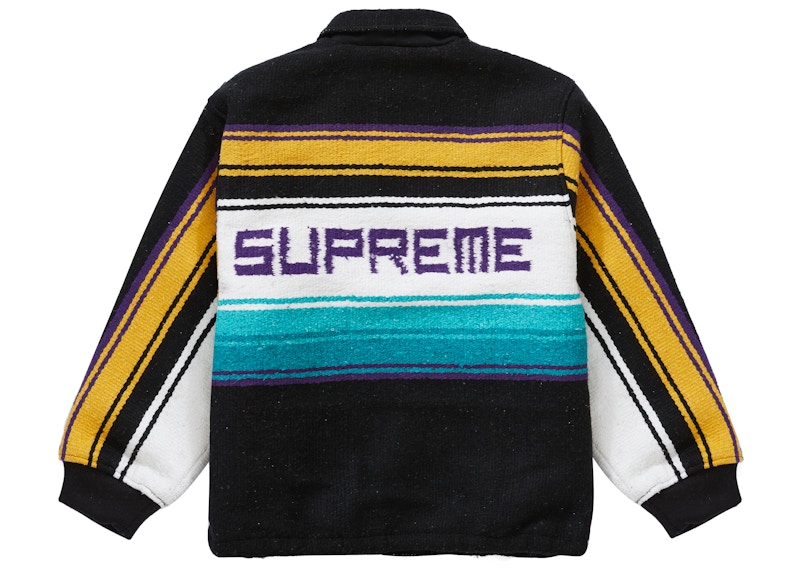 Buy シュプリーム  トラシュカラ ブランケット ジャケット (黒)
