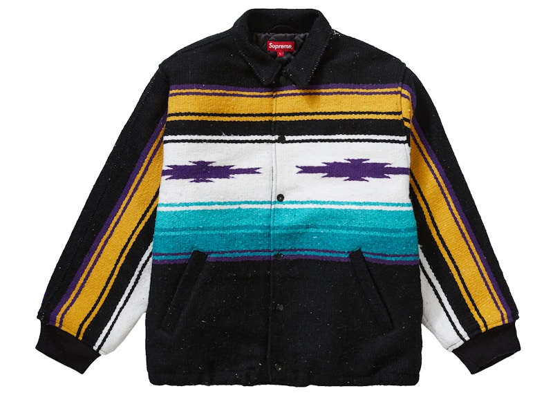 Order シュプリーム  トラシュカラ ブランケット ジャケット (黒)
