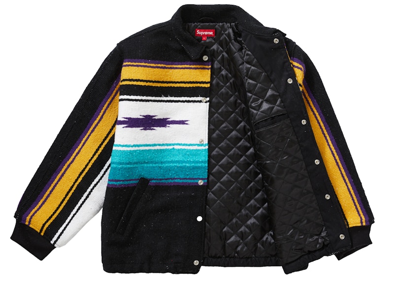 Lookbook シュプリーム  トラシュカラ ブランケット ジャケット (黒)
