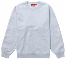 Supreme Tonal Applique Crewneck Ash Grey Supreme Tonal Applique Crewneck Ash Grey