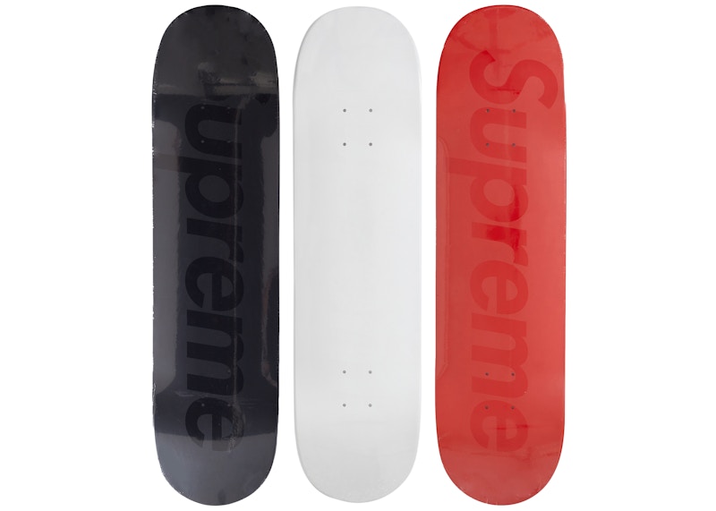 Supreme Tonal BOGO Skateboard Deck Set Multicolor