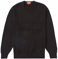 Supreme Tonal Paneled Sweater 'Black' Supreme Tonal Paneled Sweater 'Black'