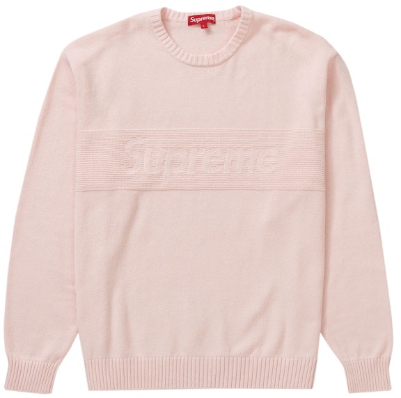 supreme-tonal-paneled-sweater-pink