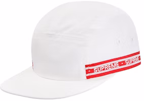 Supreme Tonal Tape Camp Cap White Supreme Tonal Tape Camp Cap White