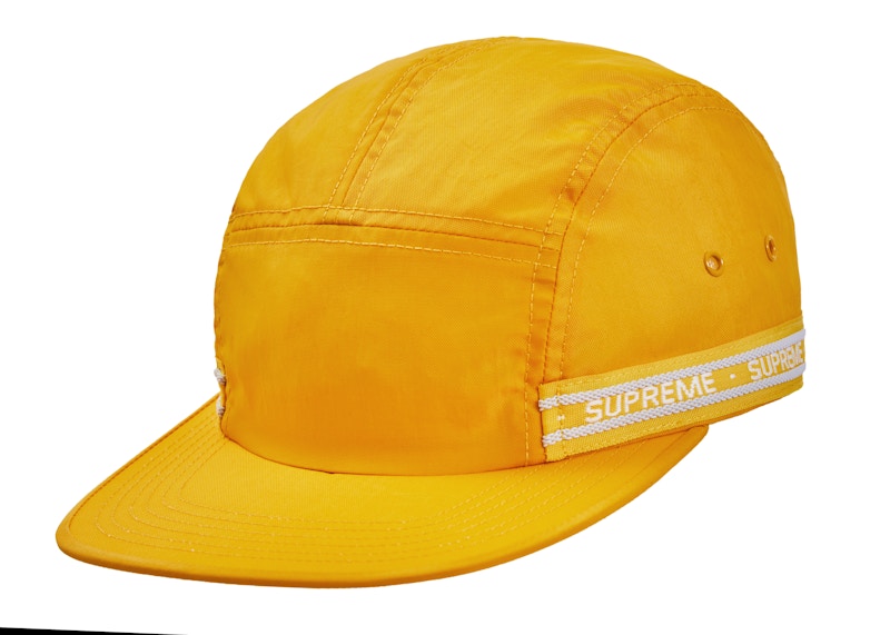 Buy Supreme Gorra Camp Amarilla con Cinta Tonal